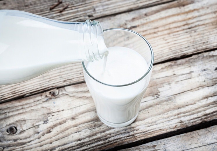 Leite de vaca pasteurizado  - Nutrição na gravidez