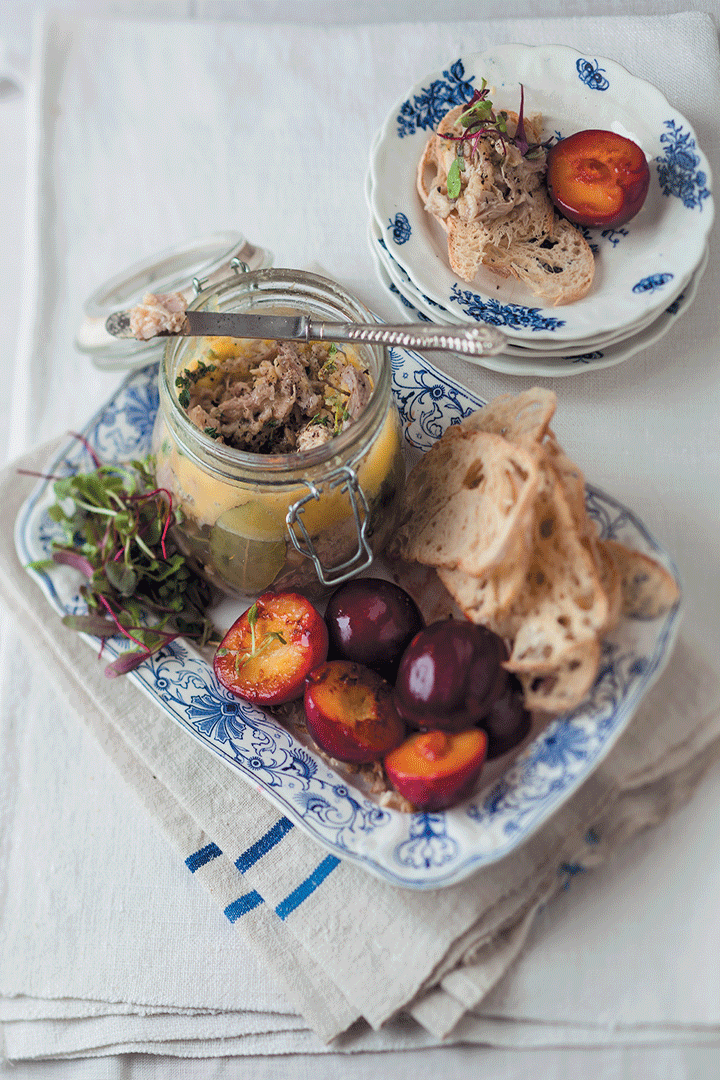 Rillette de frango  - Nutrição na gravidez