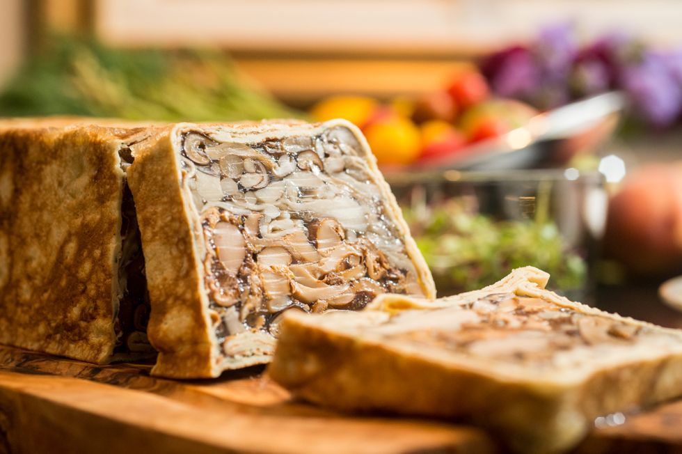 Pâté ou terrina com cogumelos  - Nutrição na gravidez