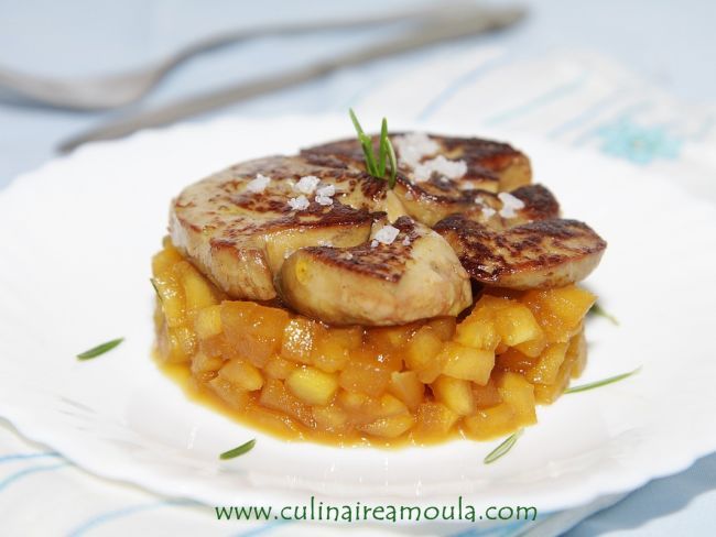 Foie gras poêlé  - alimentation grossesse