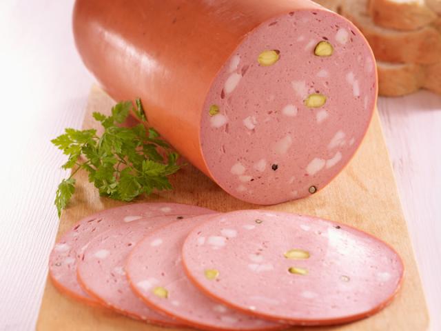 Mortadelle pistachée pur porc - alimentation grossesse