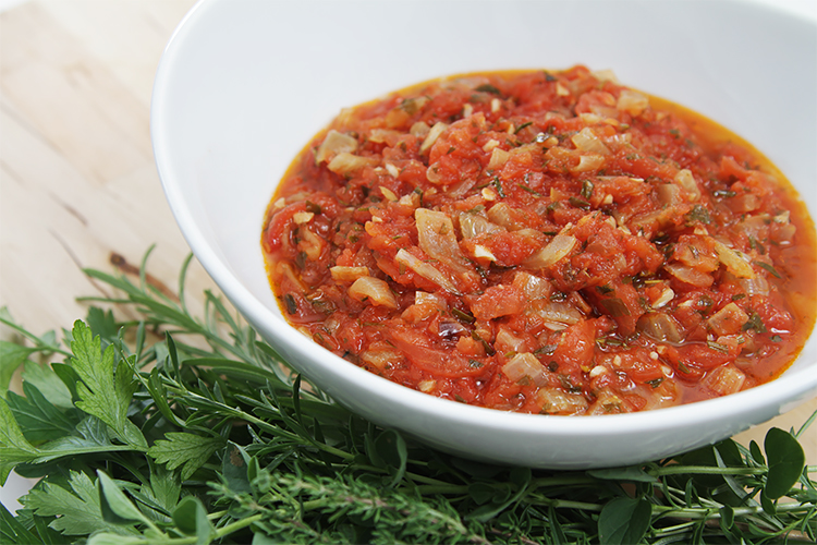 Tomato sauce with onions  - Pregnancy Nutrition
