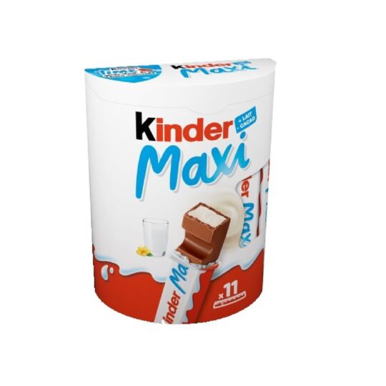 Barre Chocolatée Kinder Maxi Chocolat au Lait x11 - 231g - Ferrero  - alimentation grossesse