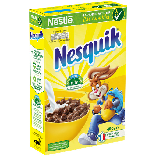 NESTLE NESQUIK Céréales 450g  - alimentation grossesse