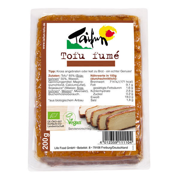 Tofu fumé - taifun - alimentation grossesse