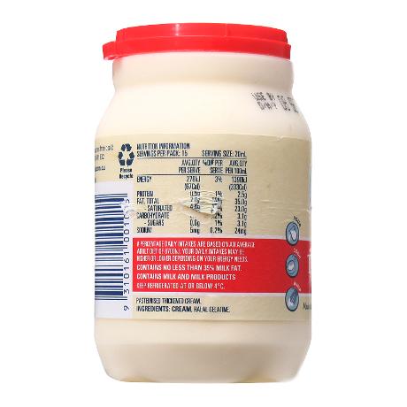 Creme espesso  - Nutrição na gravidez