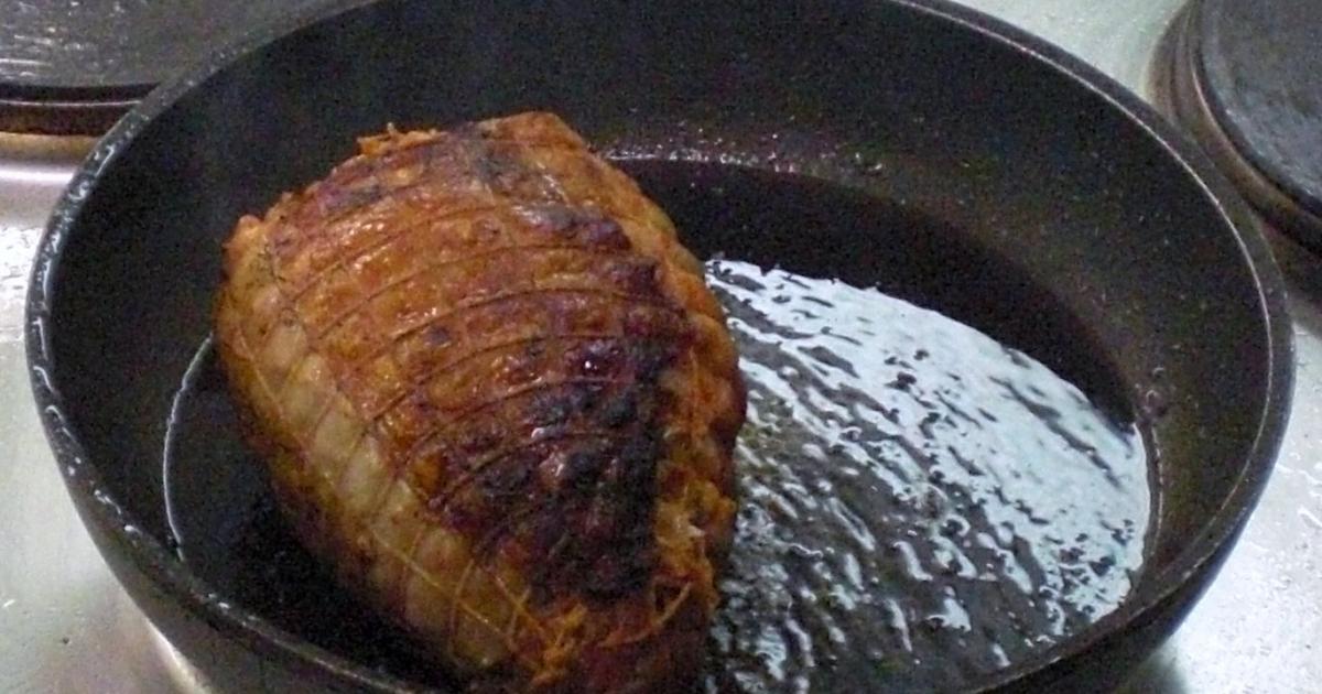 Roti aus gekochtem Schweinefleisch  - Schwangerschaftsernährung