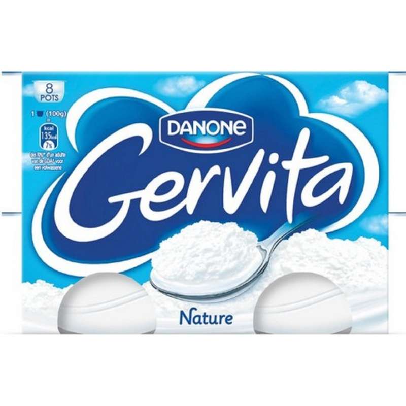 Gervita nature - Danone  - alimentation grossesse