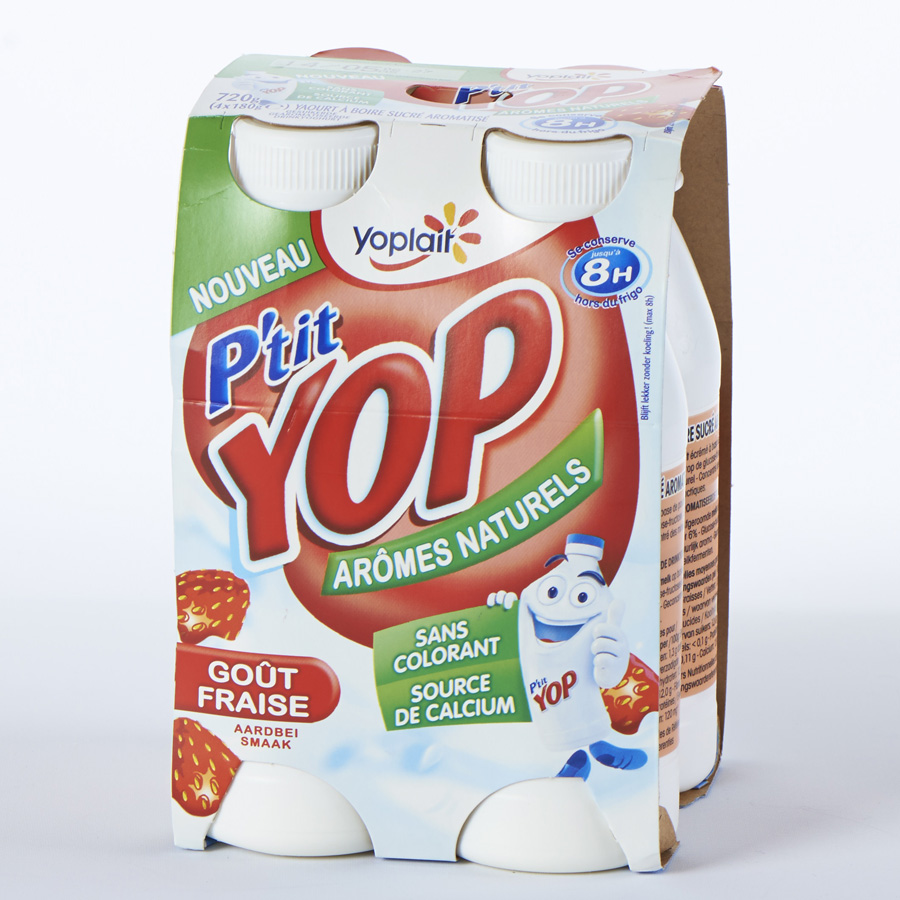 P'tit Yop, Goût Fraise - Yoplait  - alimentation grossesse