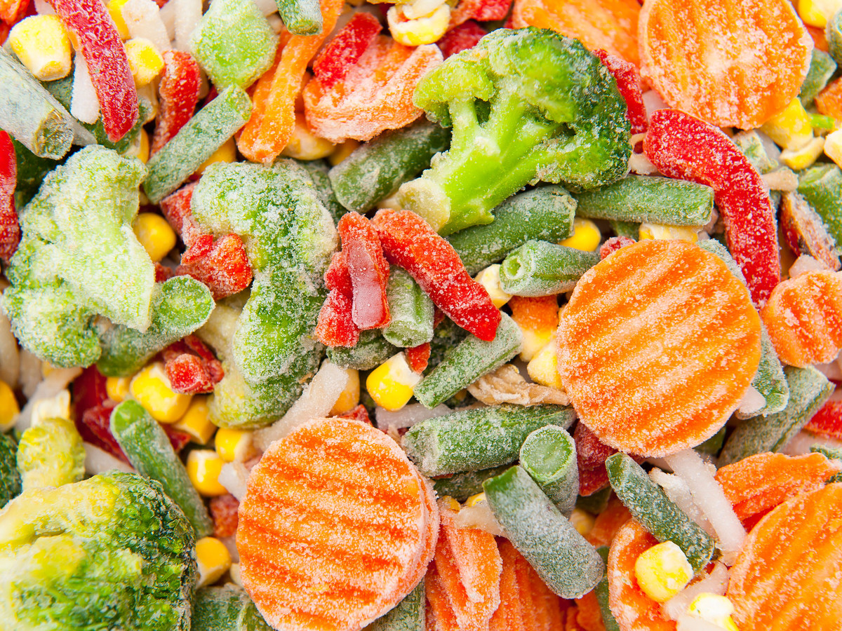 Vegetal congelado  - Nutrição na gravidez