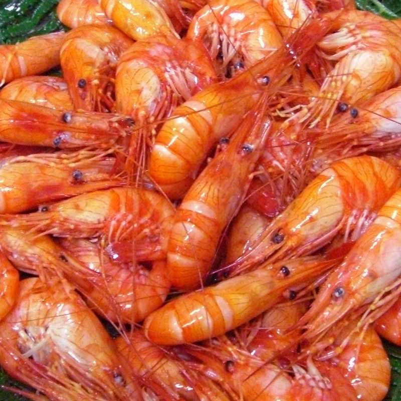 Camarones cocidos  - Nutrición en el embarazo