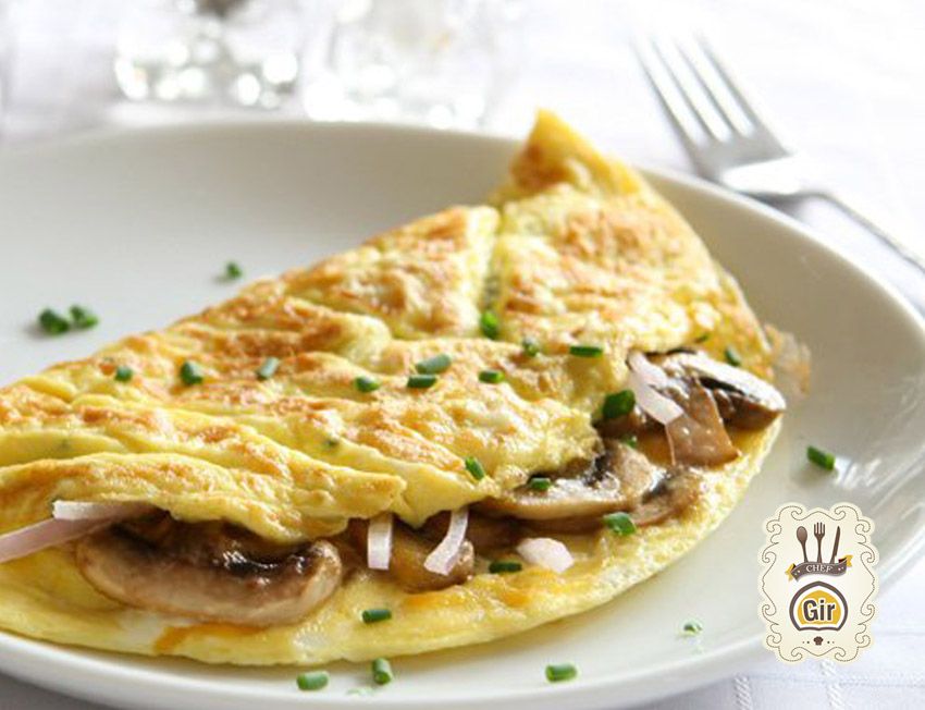 Omelette di funghi  - Alimentazione in gravidanza