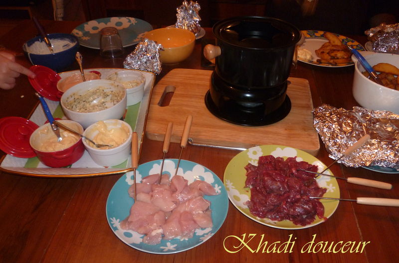 Fondue Bourguignonne  - alimentation grossesse