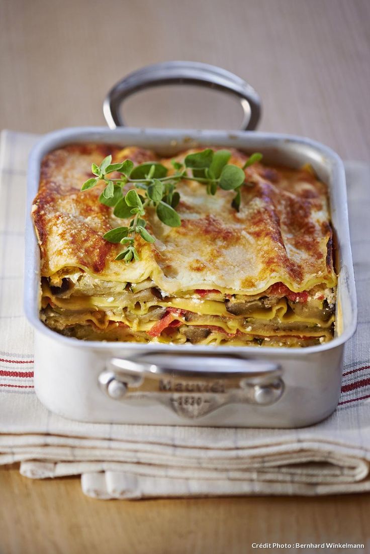Lasagnes ou cannelloni aux légumes  - alimentation grossesse