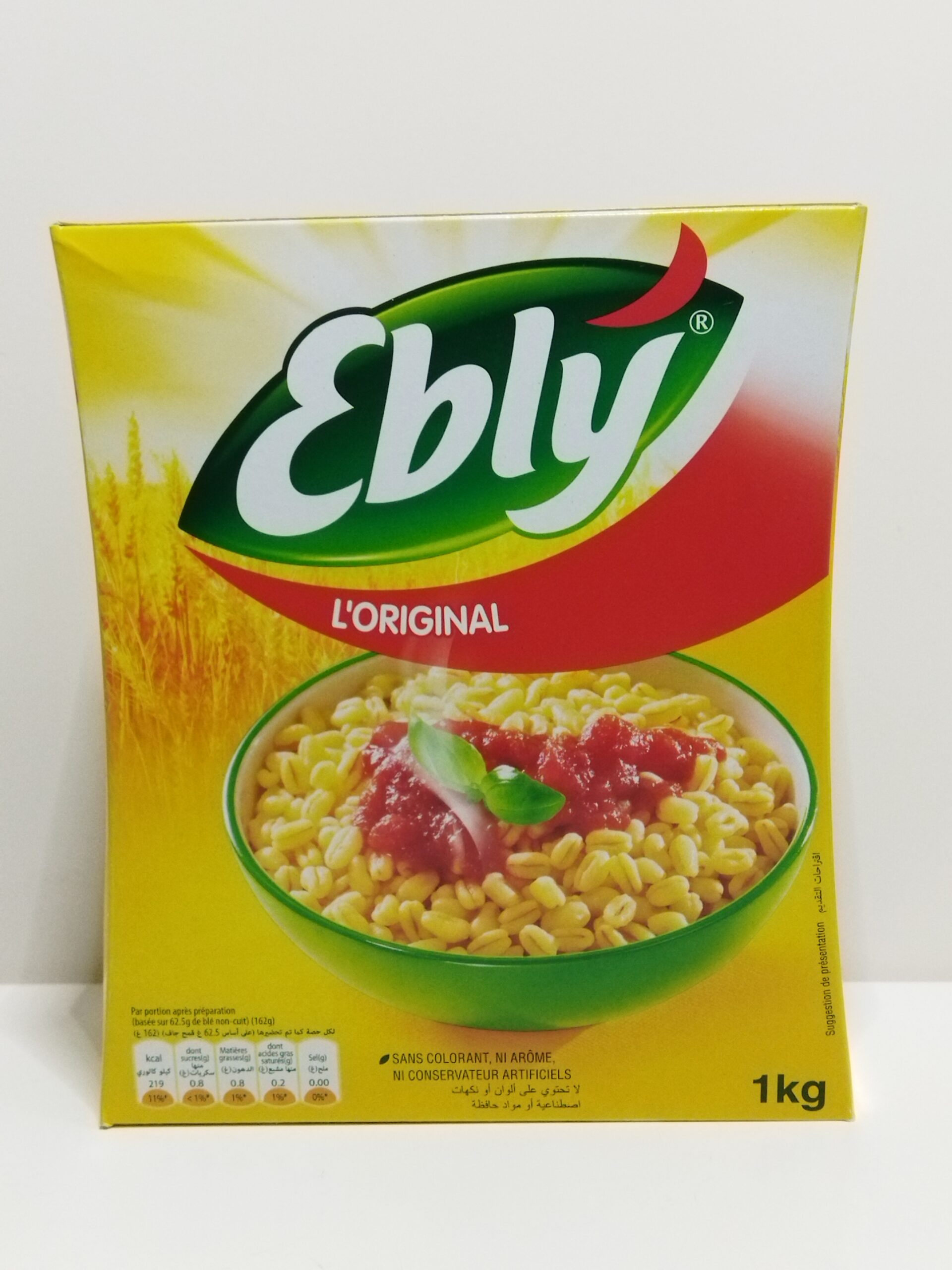 Ebly l'original  - alimentation grossesse