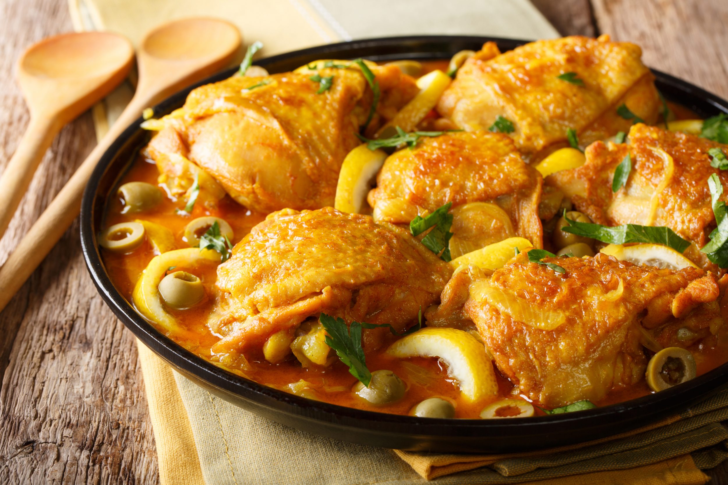 Tajine de poulet aux olives  - alimentation grossesse