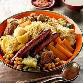 Couscous à la viande  - alimentation grossesse