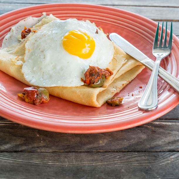 Crêpe Salée  - alimentation grossesse