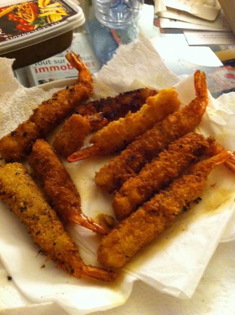 Crevette Tempura  - alimentation grossesse