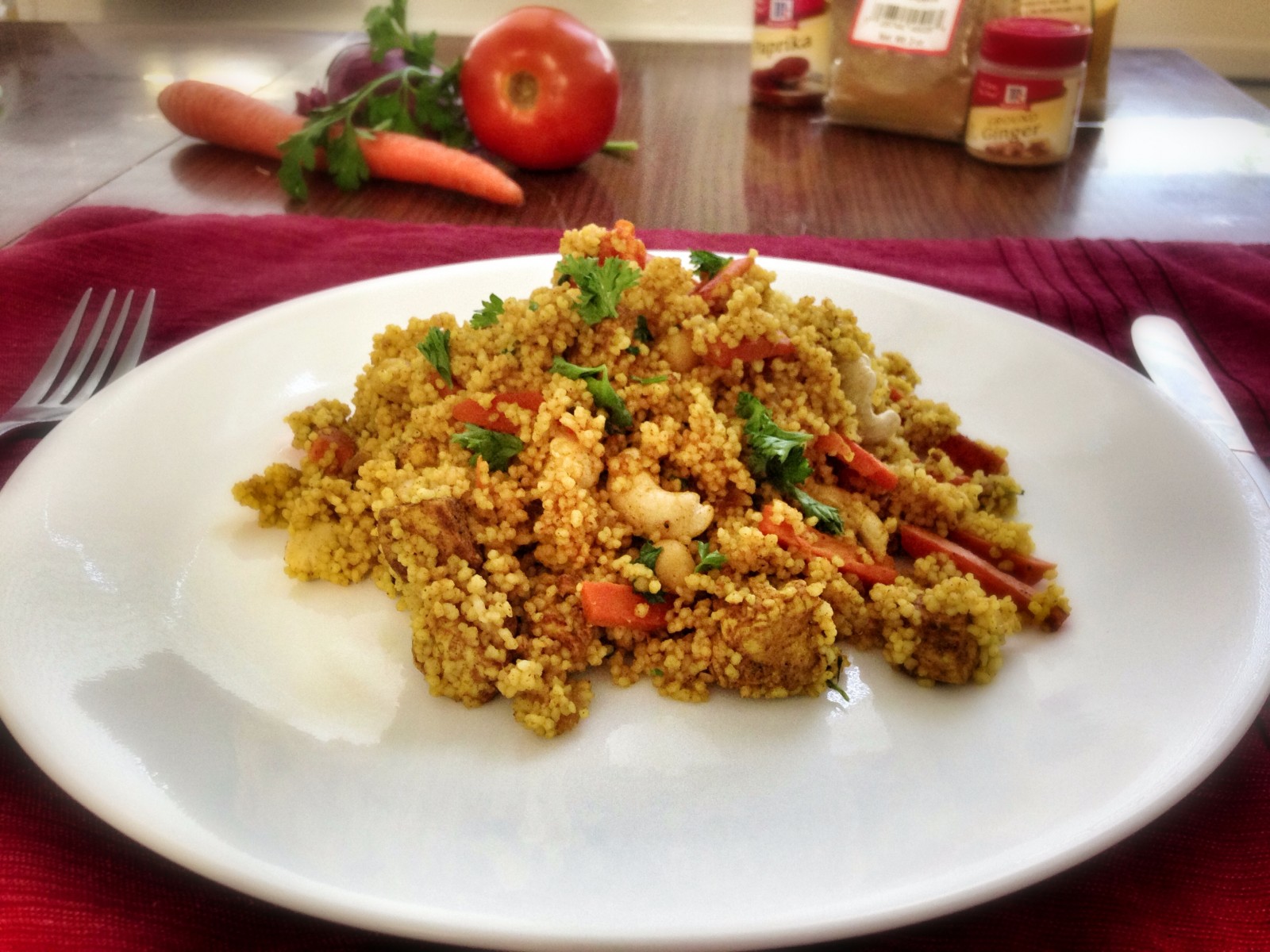 Cuscús de carne o pollo  - Nutrición en el embarazo