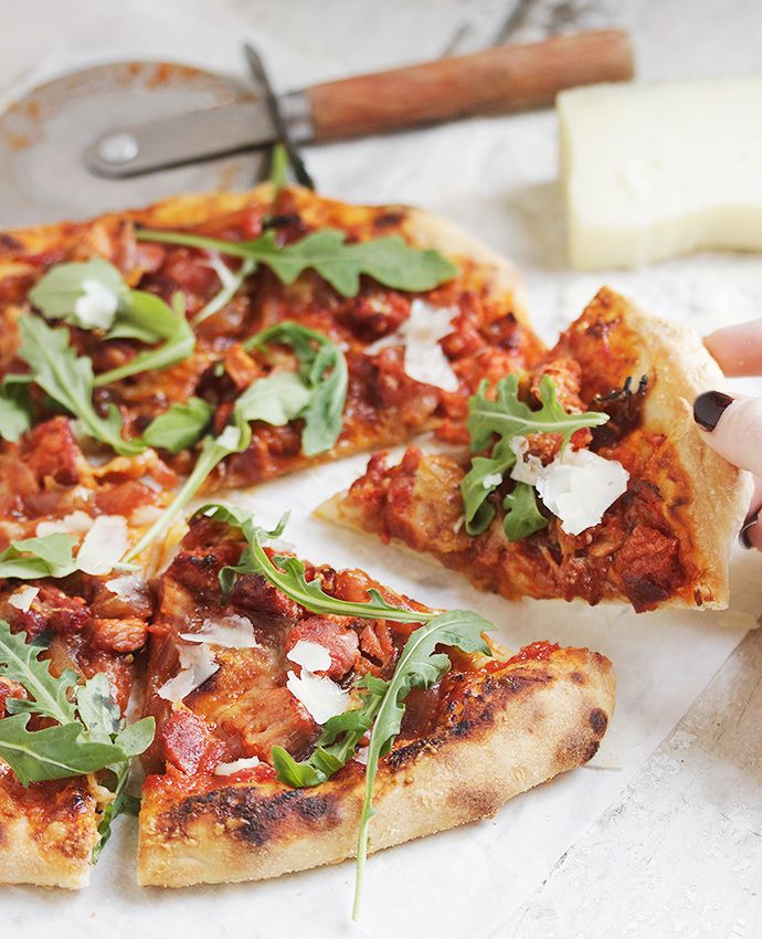 Pizza de chorizo - Nutrición en el embarazo