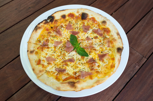 Pizza de jamón - Nutrición en el embarazo