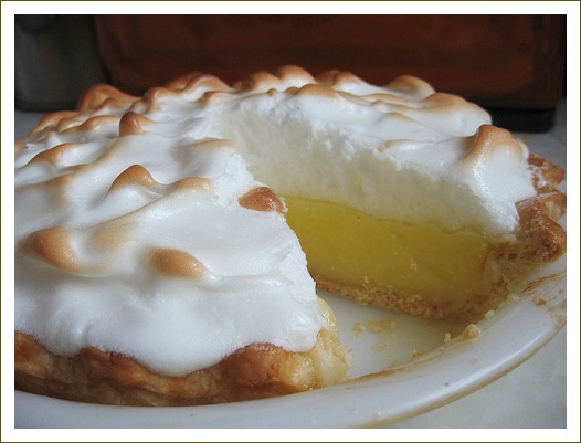 Pastel de merengue de limón  - Nutrición en el embarazo