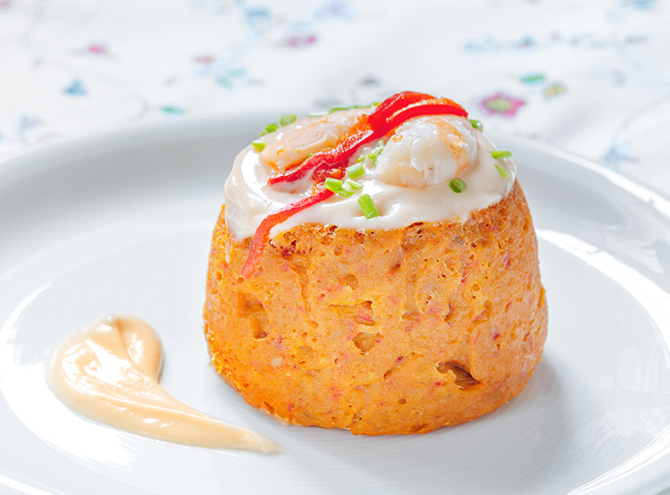 Flan de verduras  - Nutrición en el embarazo