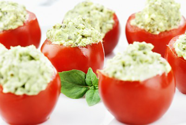Tomate recheado - Nutrição na gravidez