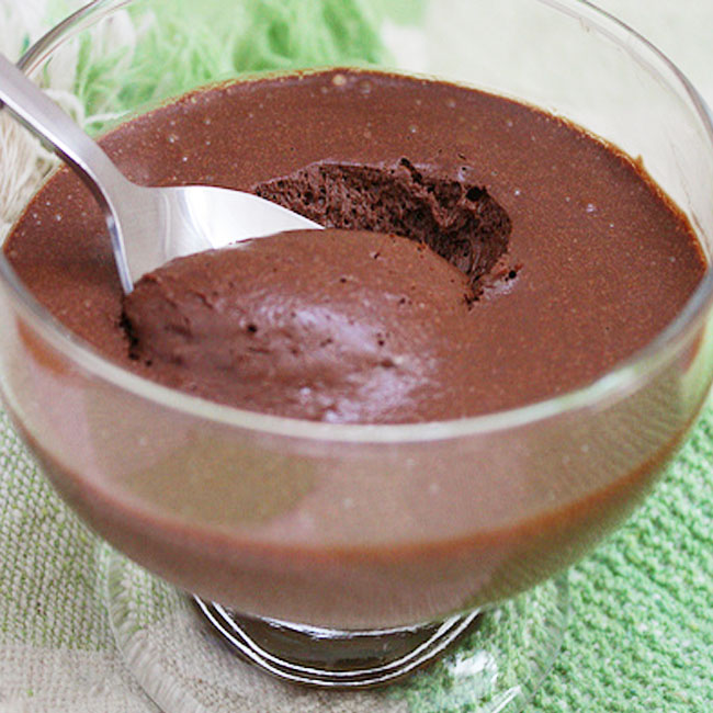 Mousse de chocolate - Nutrição na gravidez