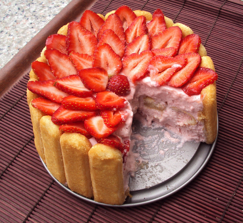 Strawberry Charlotte - Nutrição na gravidez