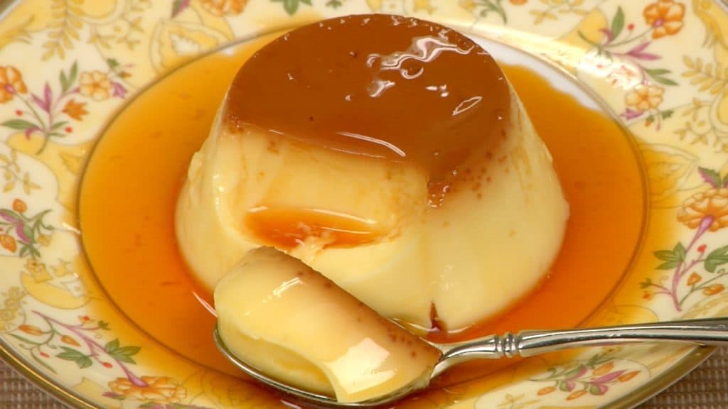 Flan de pastelaria com ovos ou parisiense  - Nutrição na gravidez
