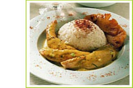 Poulet au curry et au lait de coco - alimentation grossesse