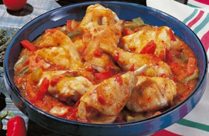 Poulet basquaise - alimentation grossesse